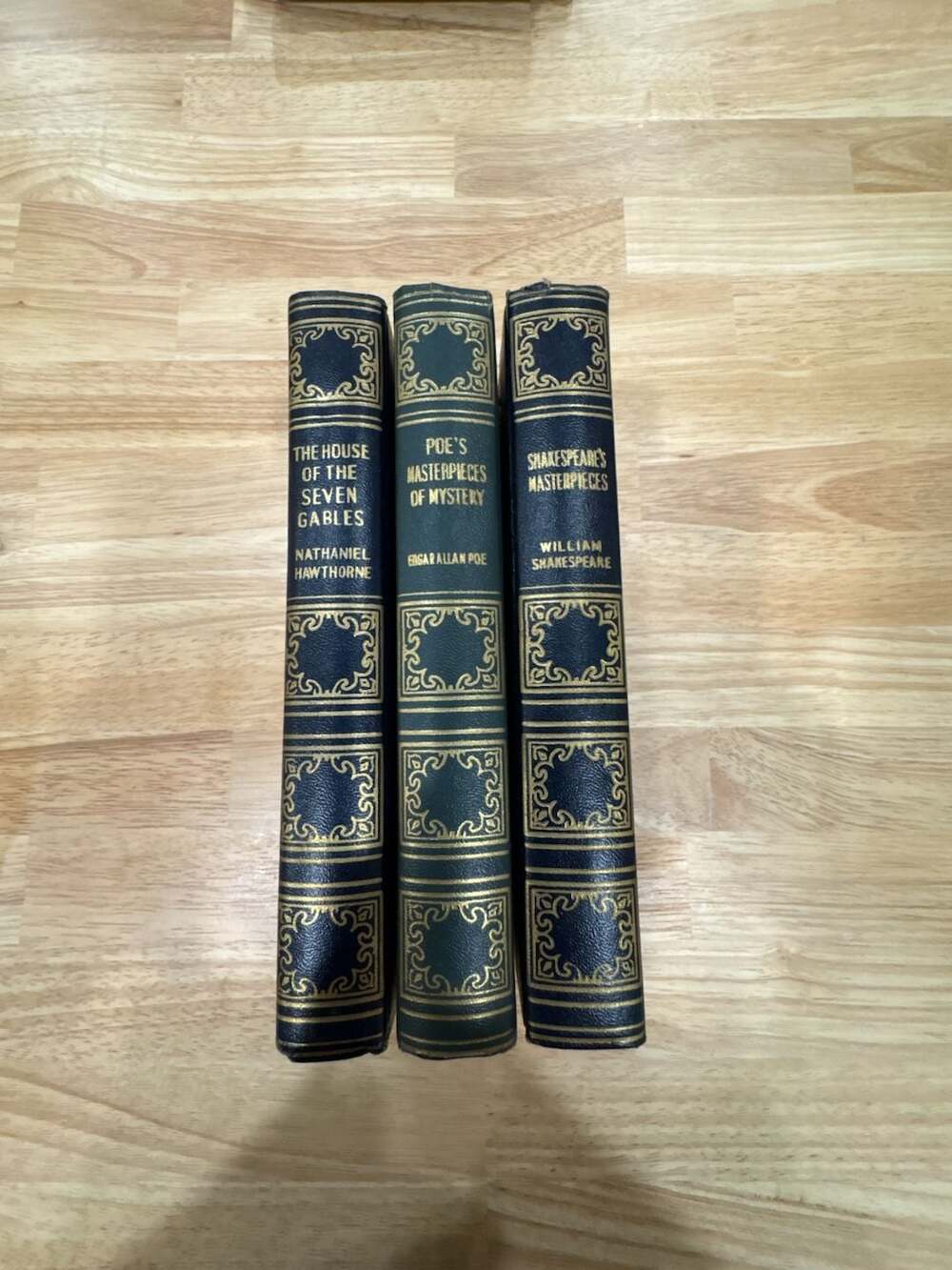 3 Art Hardcovers The House of the Seven Gables, Masterpieces of Mystery, and Sha